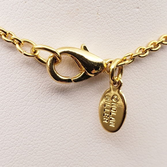 Stunning Vint Nolan Miller Interchangeable Pearl & Rhinestone Pendant Necklace - Picture 5 of 9